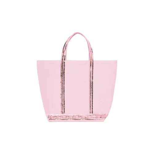 Vanessa Bruno Canvas Tote Bag, Shopping Bag, Canvas Bag, Handbag Medium Size Women's Light Pink