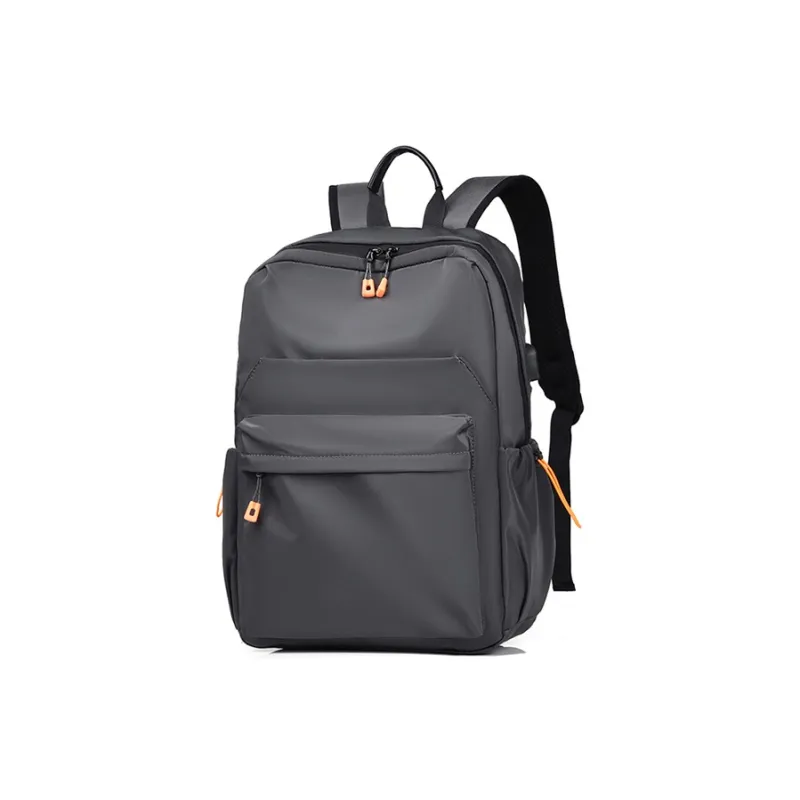 GKY Polyester Backpack Regular Men's Black/Dark Gray-13