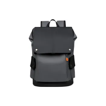 Yalu Nylon Backpack Regular Men's Black Gray Color/Light Gray/Black/All Gray Color