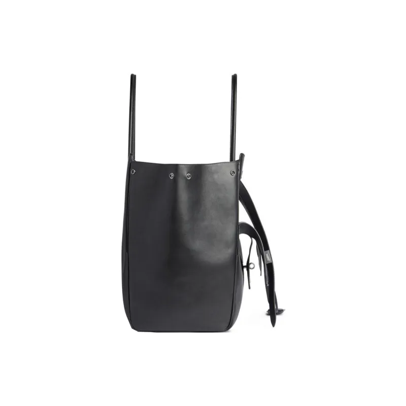 Balenciaga Bel Air Xl Carry All Bag Aged Silver Hardware Black-2