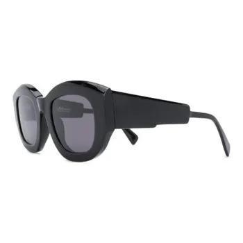 KUBORAUM Acetate Square Sunglasses Women's Black
