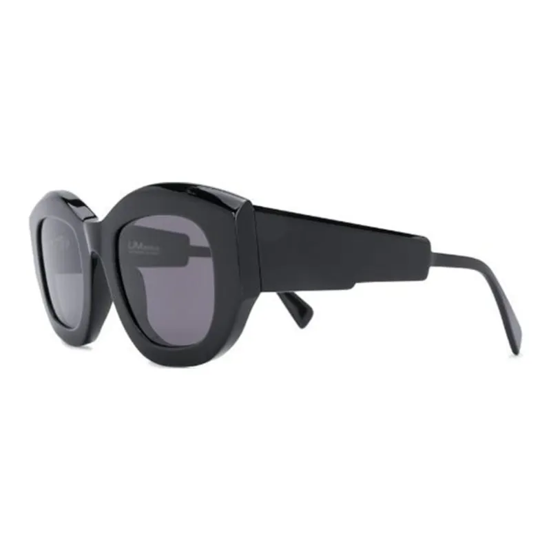 KUBORAUM Acetate Square Sunglasses Women's Black-0