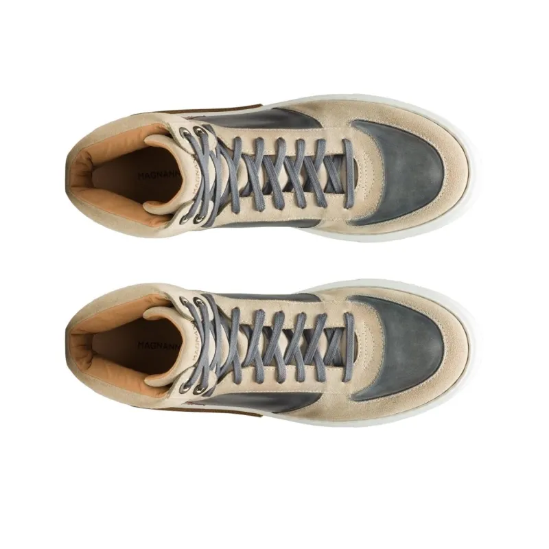 Magnanni Eva II High-Top Skateboard Shoes Women's Cream-3