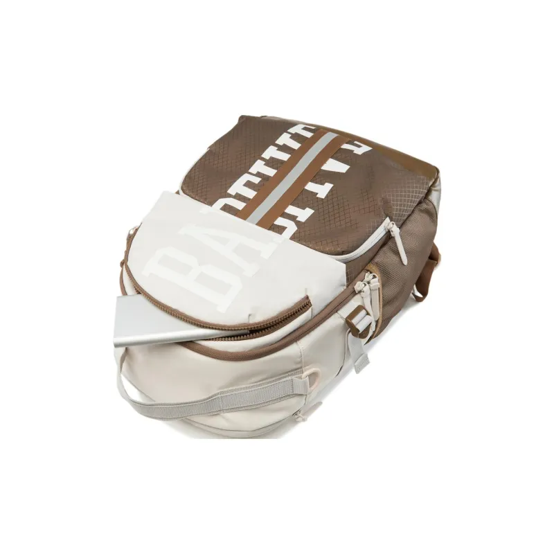 LiNing Basketball Collection Polyester Backpack Unisex Oat Gray & Brown & Millet Brown-4