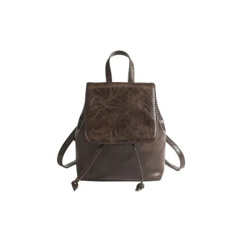 Carksky PU V87 backpack Women's Brown/Black