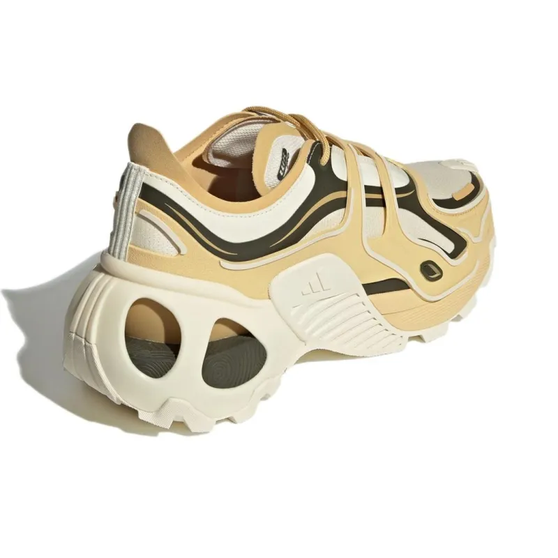 Adidas Wonder Runner Pro Anti Slip Wear Resistant Low Top Casual Running Shoes Unisex Beige Yellow-4