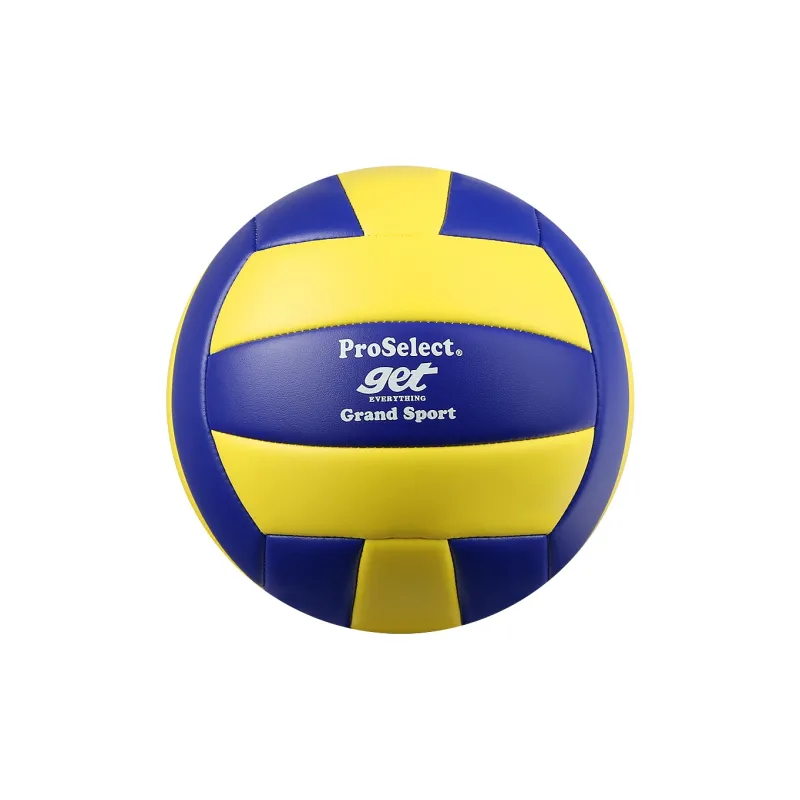 ProSelect Soft Abrasion Resistant PU Size 5 Ball Volleyball Unisex Yellow Blue-0