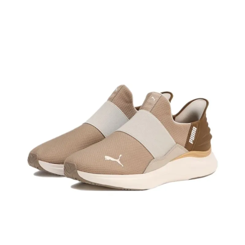 PUMA Softride Slip Resistant, Abrasion Resistant, Breathable Low Top Running Shoes Women's Khaki-2
