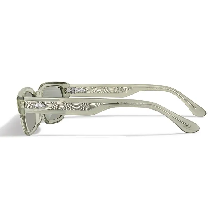 APRIL Plate Frame Irregular Shape Sunglasses Unisex-8