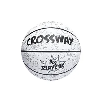 CROSSWAY PU Basketball True White Size 7 Training Unisex