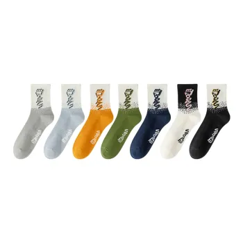 MIIOW Mid-Calf Socks Men's 7 Pack