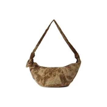 Lemaire Croissant Series Cotton Crossbody Bag, Shoulder Bag Tubas Women's Pickled Bronze