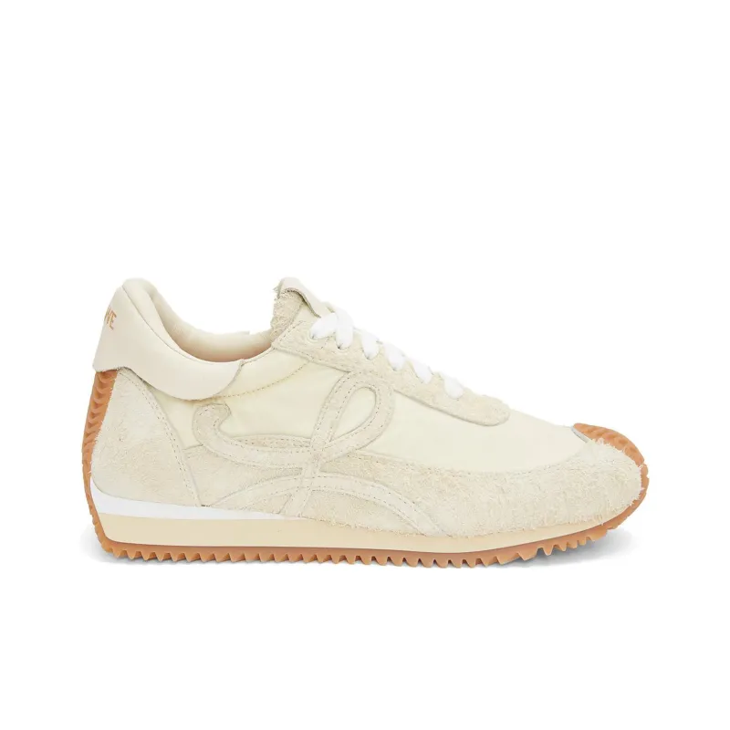 LOEWE Flow Runner Canvas Soft White Women's-1