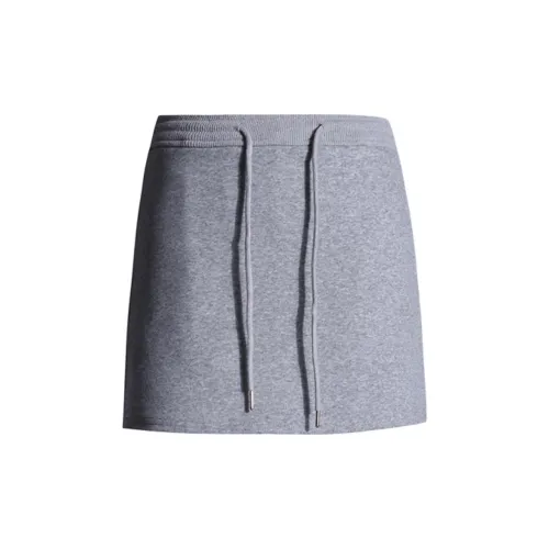 ZNZX Casual Short Skirts Women's Gray