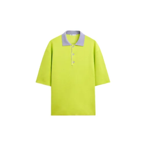 ZARA Polo Shirts Men Green