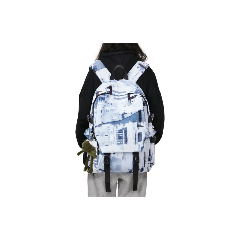 LANDCASE Fabric Backpack Laptop Backpack Unisex Multicolor-238