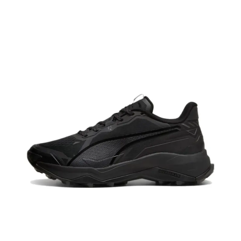 PUMA Explore Nitro Anti Slip Wear Resistant Low Top Trekking Shoes Men's Black-0