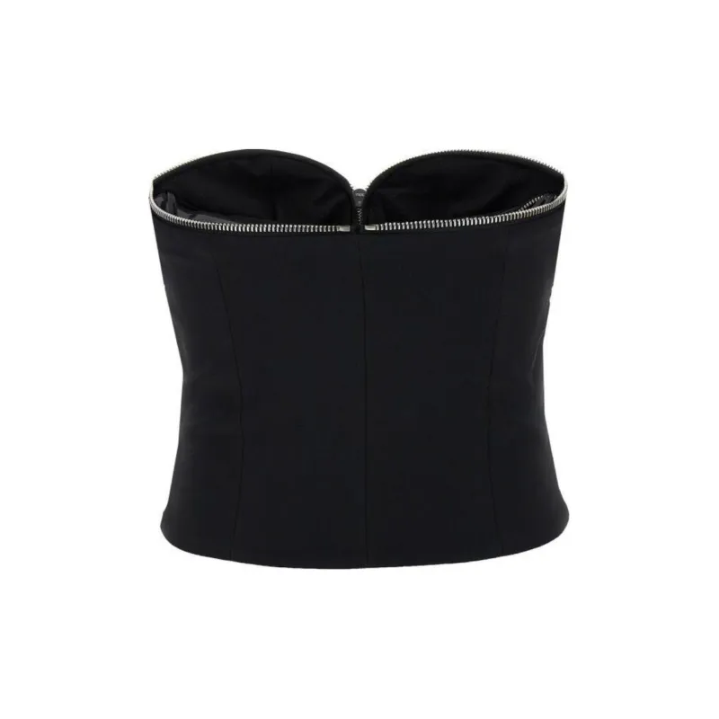 PINKO Off Shoulder Cropped Top-1