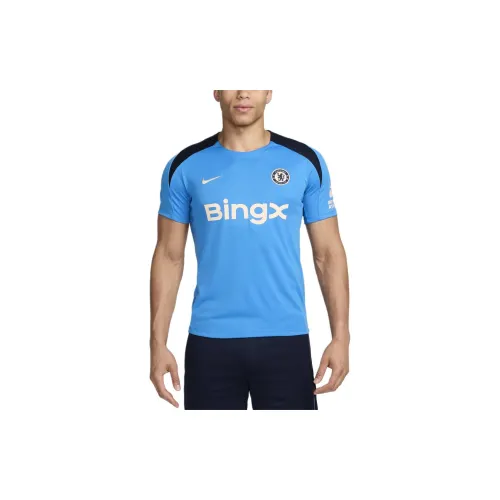 Nike Chelsea FC T-Shirts Men Light Blue