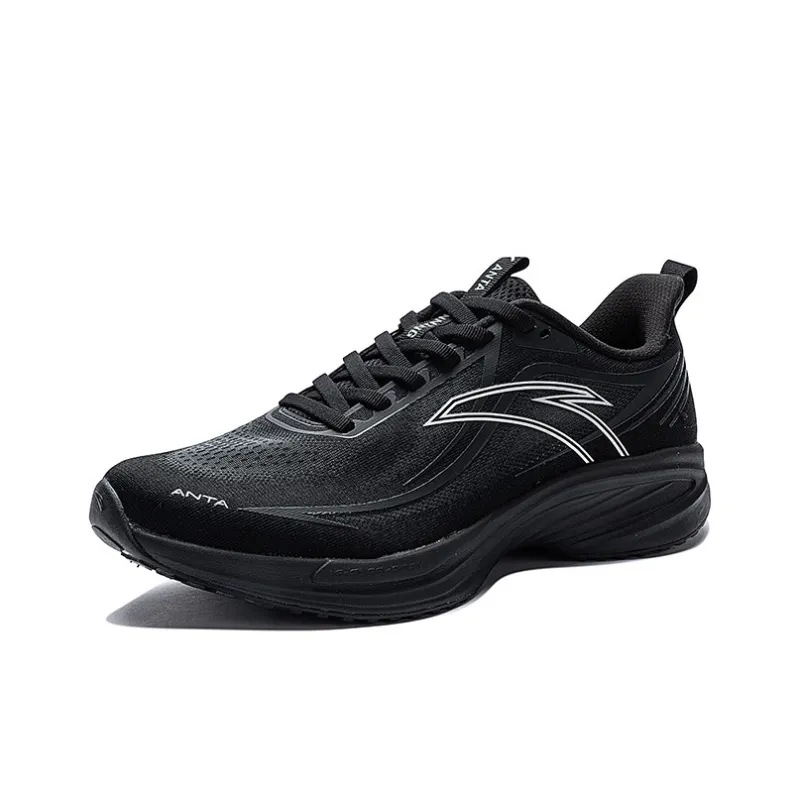 CHAOJIANTA Cushioning Wear Resistant Low Top Casual Running Shoes Men's Black-1