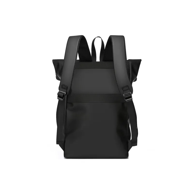 BAODIDAISHU Nylon Fabric Backpack Men's Black-11