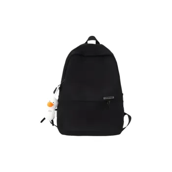 BRABOSTON Nylon Backpack Unisex Black/White/Pink/Blue