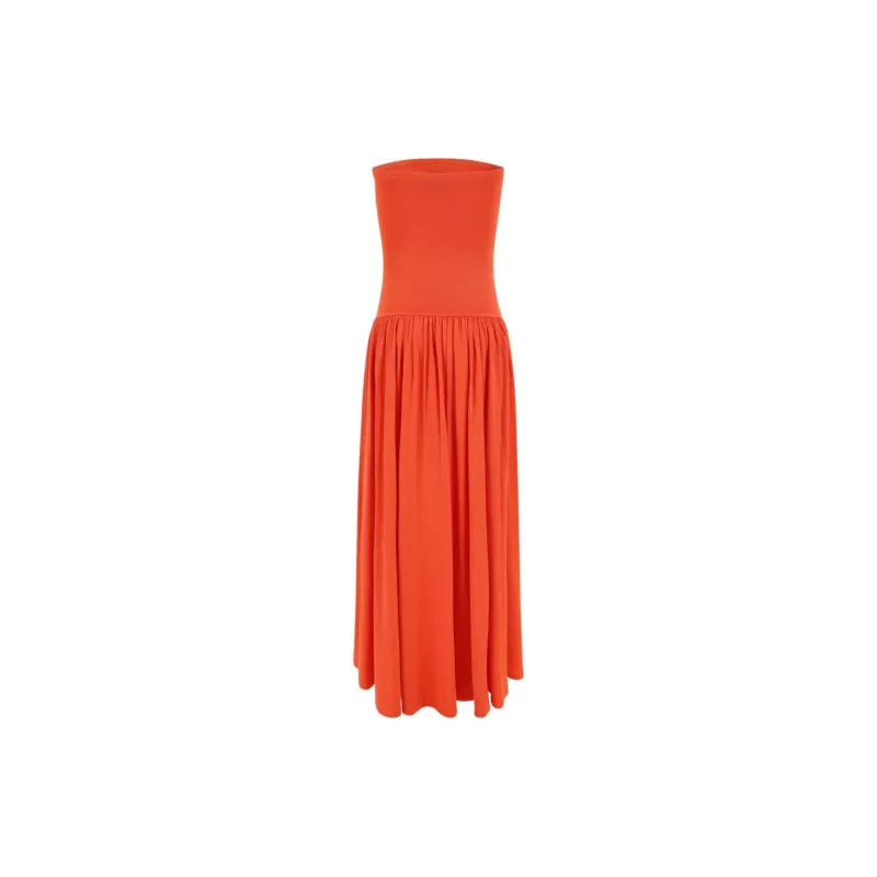 Zimmermann Sleeveless Dress Women's Coral Red-1