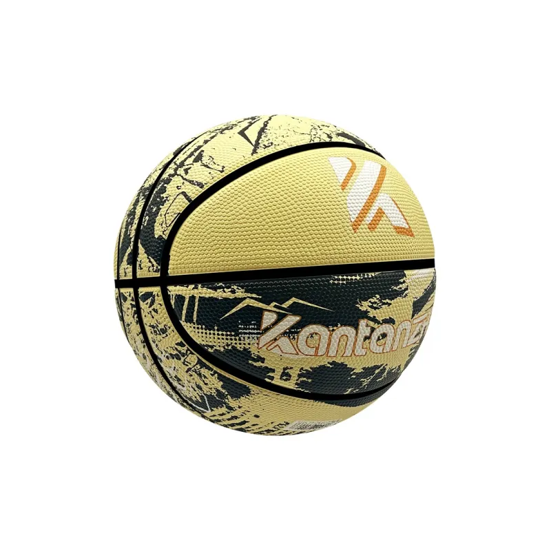 KANTANZHE Rubber Basketball Size 7 Training Unisex-7