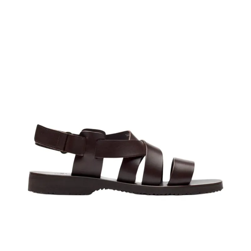 Paraboot Noumea Strap Sandals Men's Coffee-1