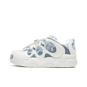 Champion Puffed Donut Low Top Skateboard Shoes Women's Light Blue