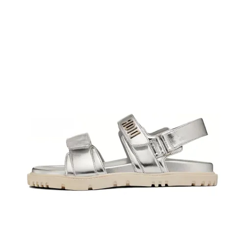 DIORAct Beach Sandals Women's Silver