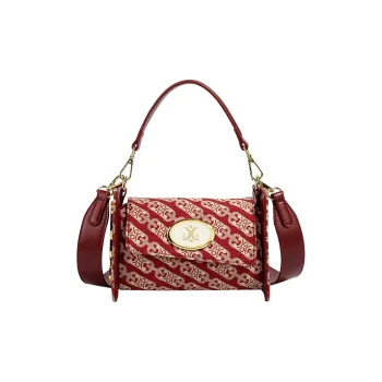 MACK JODAER Synthetic Leather Crossbody One Shoulder Handbag Regular Women's Red