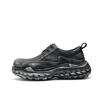 HARSON Low Top Chunky Sneakers Men's Black Silver Box Limited Edition