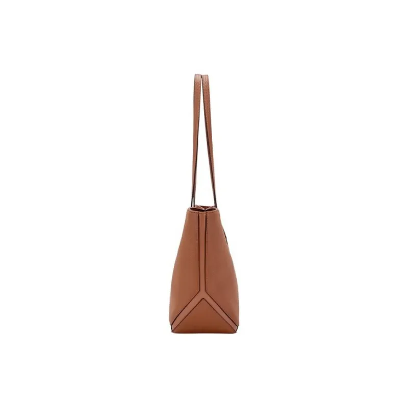 Hush Puppies Cow Leather Tote Shoulder Bag Handbag Commuter Bag Women's Black/Brown/Light Gray/Ecru-8