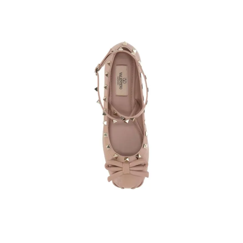 Valentino Garavani Rockstud Slip On Ballerina Shoes Women's-4