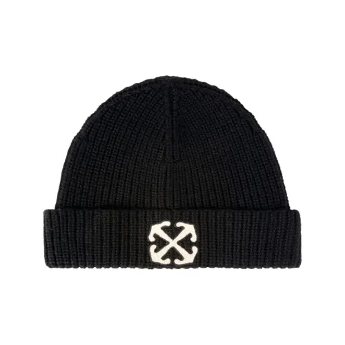 OFF-WHITE Arrow Turn-Up Brim Beanie