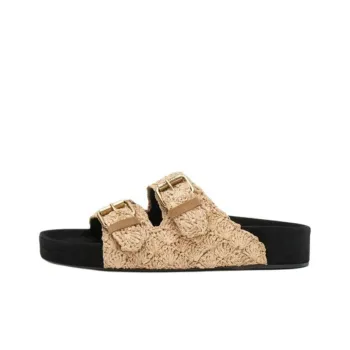 ISABEL MARANT Slide Slippers Women's Natural