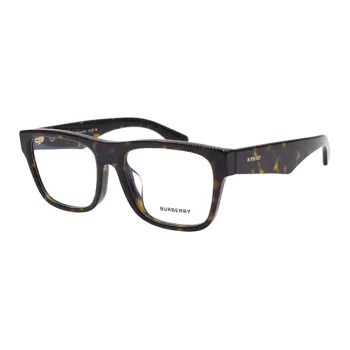 Burberry Square Eyeglass Frames Men's Tortoiseshell