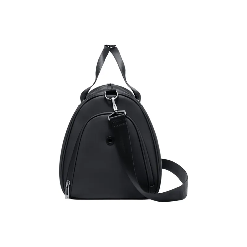 POLO Synthetic Leather Men's Travel Bag, Large Size 31L Men's Black-5