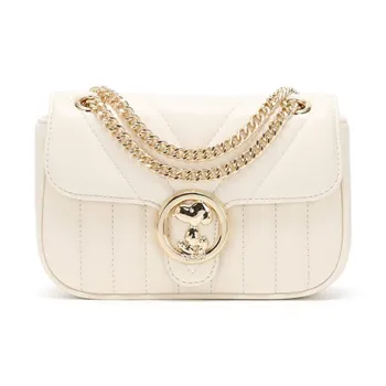 SNOOPY PU Small Square Bag Shoulder Bag Regular Women's Ecru