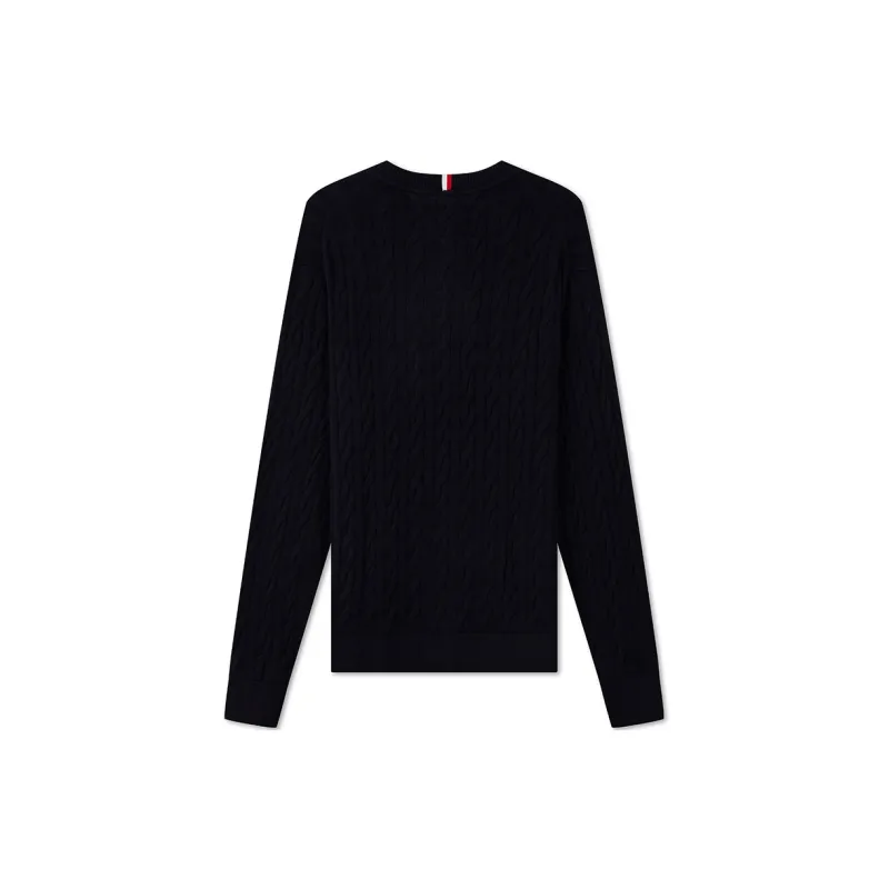 Tommy Hilfiger Cable-knit Crew-neck Sweater-1