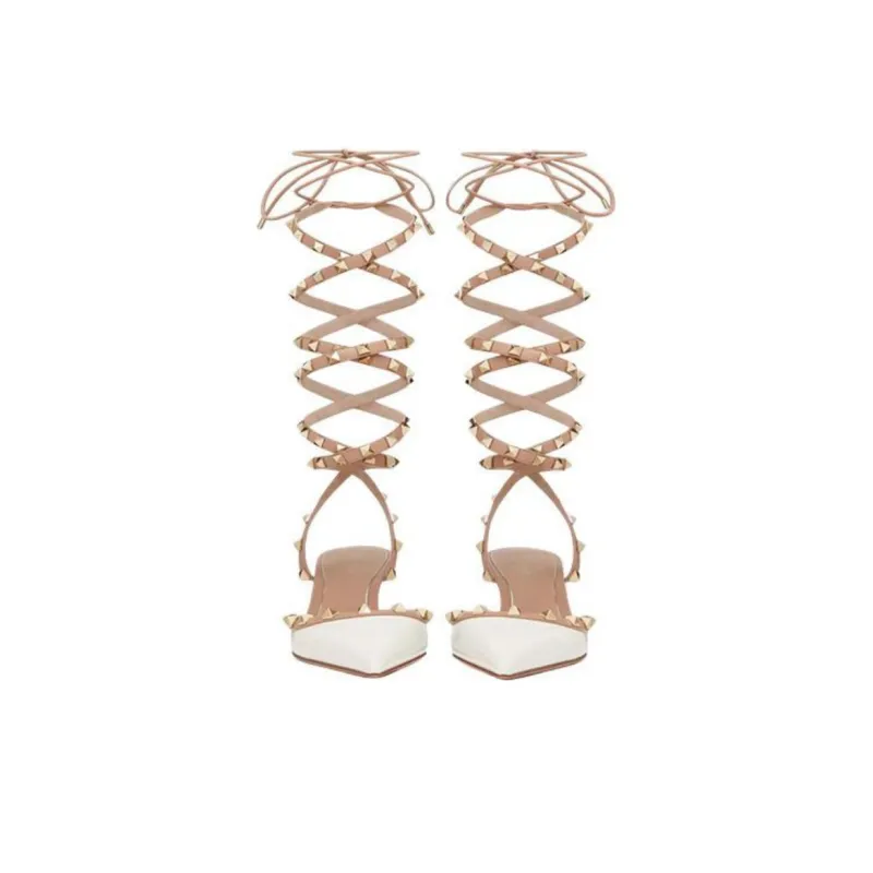 Valentino Garavani Rockstud 50mm Patent-leather Pumps-3