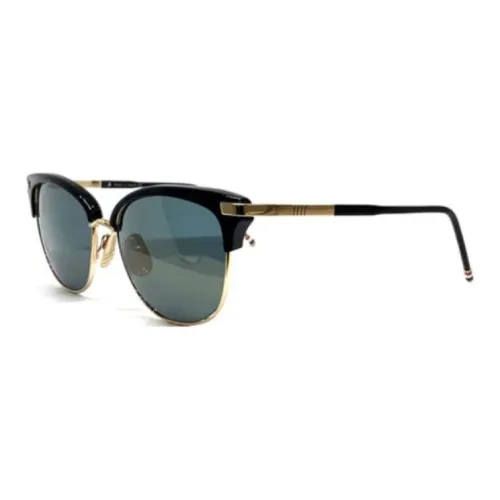 THOM BROWNE· Titanium Acetate Browline Sunglasses Unisex Gold