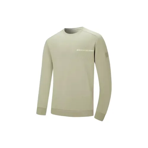 XTEP Variety Training Collection Sweatshirts Men Autumn Mountain Green