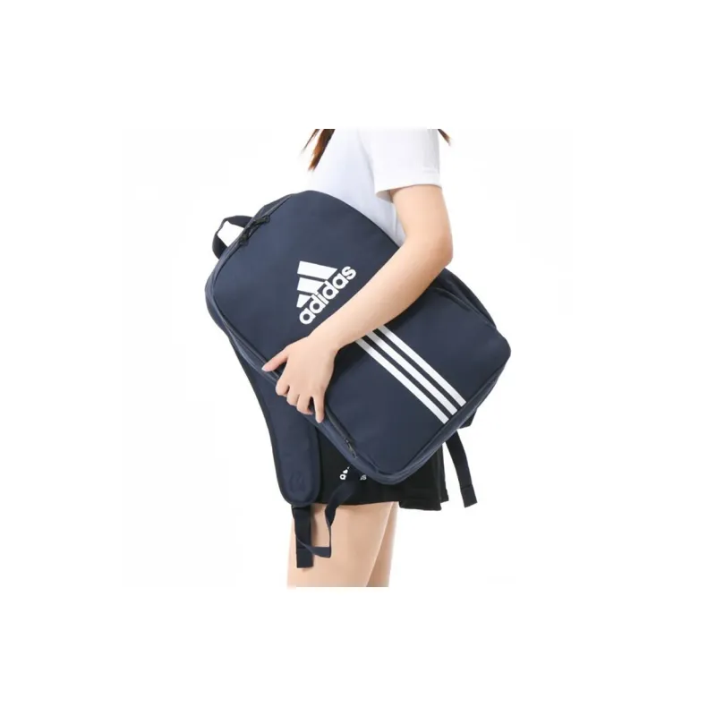 Adidas Polyester Backpack Regular Unisex Navy Blue-3