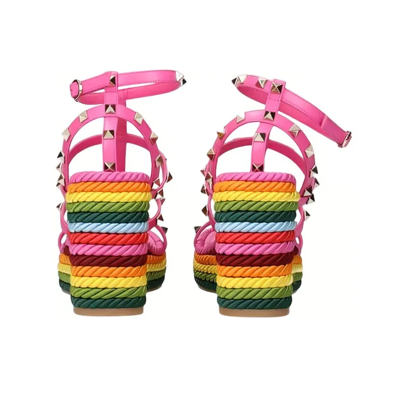 Valentino Stylish Sandal Women's Multicolor-4