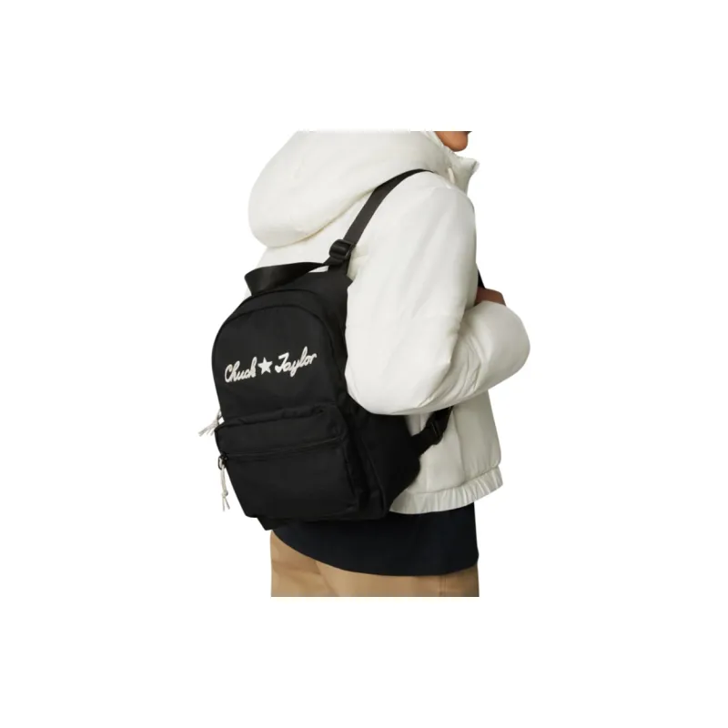Converse Polyester Backpack Regular Unisex Black-3