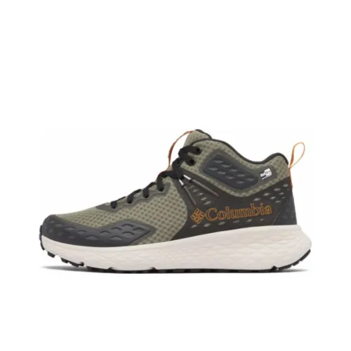 Columbia Konos Hiking / Trekking Shoes Men Mid-Top Olive Green