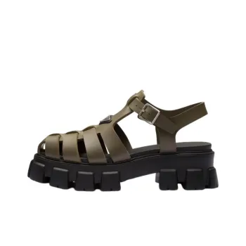 PRADA Triangle-logo Fisherman Sandals