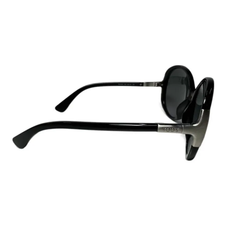 TOD'S Oval Sunglasses Men's Black-1